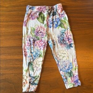 Posh Peanut Floral Kids Leggings